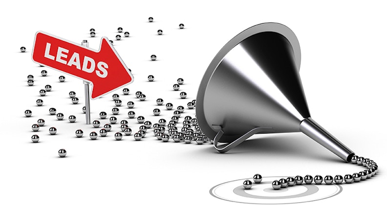 Lead Funnel balls going through a funnel